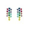 Adena Multicoloured Trio Heart Earrings -Alamour The Label US 113 8cf522da 33f6 4e1c 8c2c 70b05488c05d