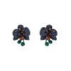 Amandine Black Floral Studs -Alamour The Label US 136 4fc865de ef75 426b b280 1d52dc5ef1e0