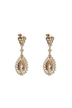 Zoe Rose Gold Embellished Earrings 7 Zoe Rose Gold Embellished Earrings -Alamour The Label US 149 22886919 a723 46ef 9994 8bed24e970b2