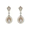 Zoe Rose Gold Embellished Earrings -Alamour The Label US 150 89ef815e 450e 4be0 9f82 ce8a178a475b