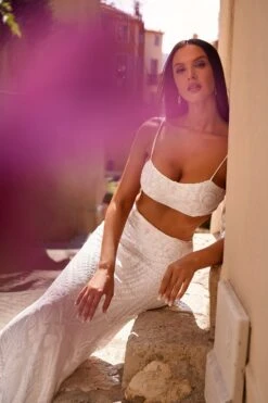 Tirana - White -Alamour The Label US 17 4a891c27 49ce 40ef 83dc 84a9b9c10f23