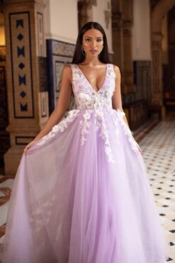 Kailani Tulle Gown - Lilac -Alamour The Label US 181 b9958900 c962 43ef b096 5ec2cdd8032f