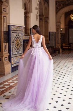 Kailani Tulle Gown - Lilac -Alamour The Label US 183 720fee7d 95d4 400f 8371 44534e34551e