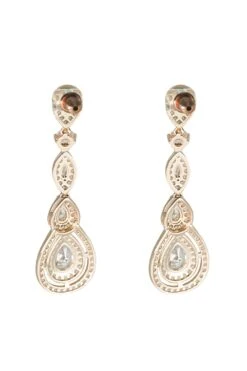Manon Rose Gold Teardrop Earrings -Alamour The Label US 19 390ca986 cd00 4762 a0a3 54ed68b9fc9b