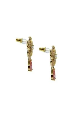 Danielle Gold Diamante Flower Earrings -Alamour The Label US 27 6e78e9a9 da47 4c3c b0d4 5c6d03ed0fe1