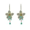 Suzette Flower Gem Earrings
