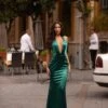 Ria Satin Gown - Emerald 2 Ria Satin Gown - Emerald -Alamour The Label US 318 34f96943 a267 4fc9 aa8e 7ae6a5029a1c