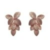 Galina Rose Gold Embellished Earrings -Alamour The Label US 375 e01e7cf8 9e0e 4fa3 bde5 4bf0d1f4efcb