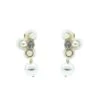Averie White Flower Pearl Earrings 1 Averie White Flower Pearl Earrings -Alamour The Label US 408