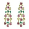 Juliet Multicoloured Chandelier Earrings -Alamour The Label US 480
