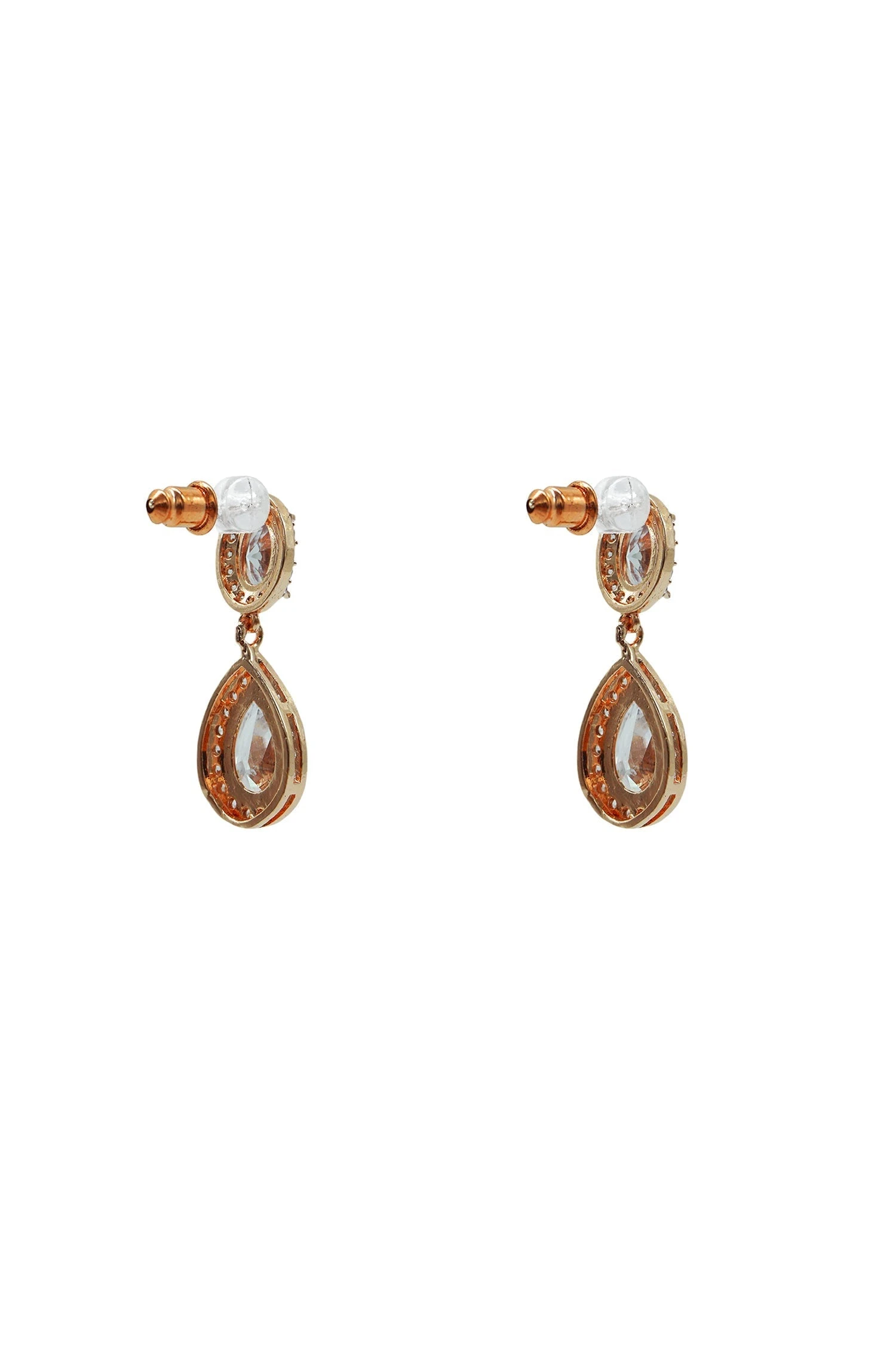 Denise Rose Gold Teardrop Earrings 4 Denise Rose Gold Teardrop Earrings - Image 2