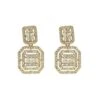 Gisele Gold Diamante Earrings -Alamour The Label US 517