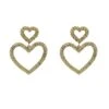 Chloe Gold Embellished Duo Heart Earrings 2 Chloe Gold Embellished Duo Heart Earrings -Alamour The Label US 77 3dbea888 67e5 4745 9f39 80cff501d10b
