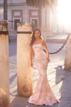 Remas Jacquard Gown -Alamour The Label US 82